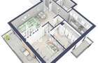 Apartament 3 camere | Balcoane 15.1 mp | Etaj 1 | Turnisor - 3