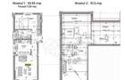 Penthouse cu 4 camere si balcon - 2 bai, intabulat, mobilat - 17