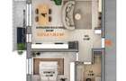 Apartament 2 camere 49,5 mp + balcon - finisat la cheie - parcare proprie - 8
