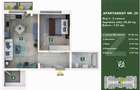 Apartament 2 camere, living cu bucătărie open space, balcon – 50 mp utili - 1