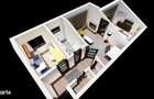 Etaj 2! Apartament 2 camere 50mp, Tudor Vladimirescu-Bucsinescu, CT - 4