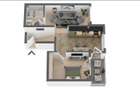Apart. cu 2 camere, 45 mp., Apahida, 66900 EUR - 3