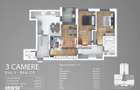 Apartament 3 camere disponibil Grand Arena-Metalurgiei - 1