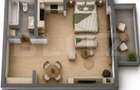Garsoniera moderna cu terasa Green Residence Community View 44,40 - 2