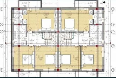 Duplex cu 4 camere cu Canalizare în Tăuți - 8