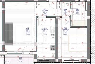 Apartament cu 2 camere decomandat în Mehala