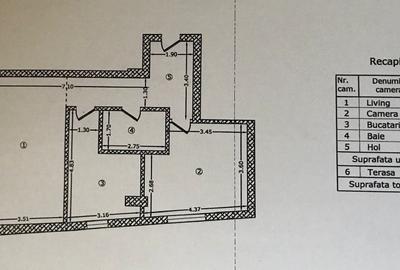 Apartament cu 3 camere în Dămăroaia