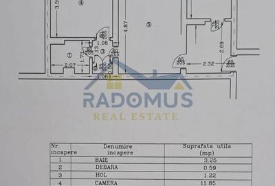 Apartament cu 2 camere semidecomandat, mobilat în Nord - 4