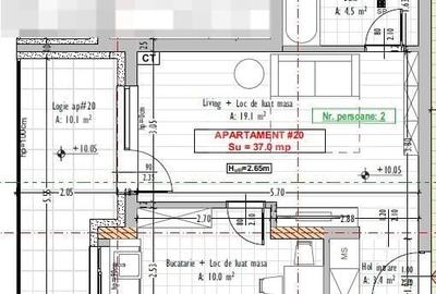 Apartament cu 2 camere în Florești