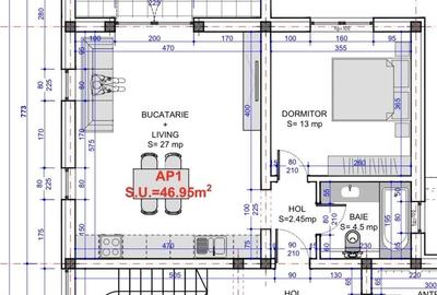 Apartament cu 2 camere în Central