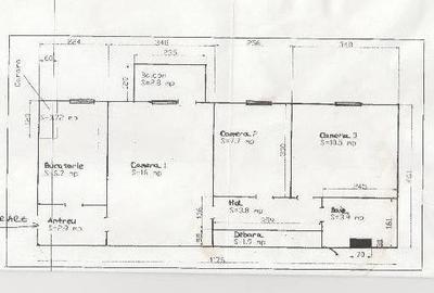 Apartament cu 3 camere în Mănăștur