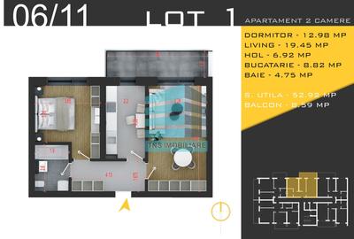 Apartament cu 2 camere în Titan - 1