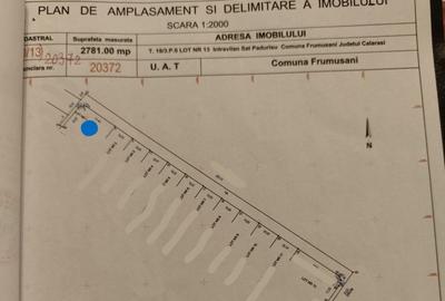 Teren de 985 mp, în Frumușani