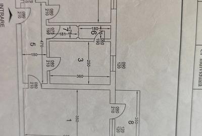 Apartament cu 2 camere decomandat în Central