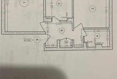 Apartament cu 2 camere decomandat în Poarta 6 - 10