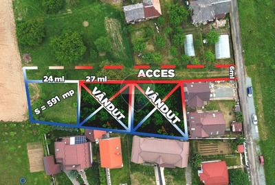 Teren Construcții intravilan de 700 mp, în Periferie