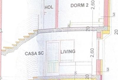 Casă cu 3 camere cu Canalizare în Central