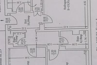 Apartament cu 3 camere în Central