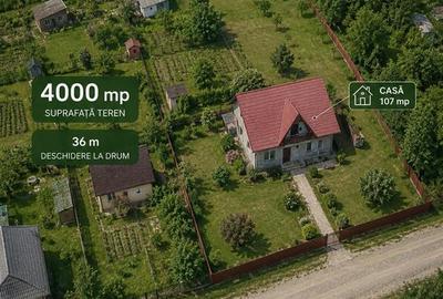 Casă cu 3 camere cu Teren 4000 Mp în Periferie