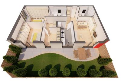 Apartament cu 4 camere decomandat, mobilat în UTA - 2
