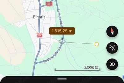 Teren de 3000 mp, în Centura - 3