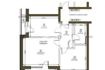 Apartament cu 2 camere, mobilat în Apahida - 2