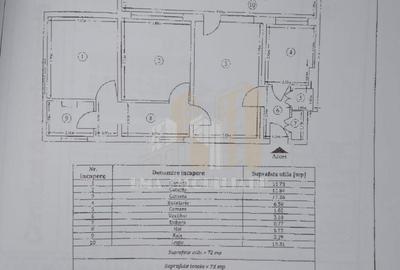 Apartament cu 2 camere decomandat în Central