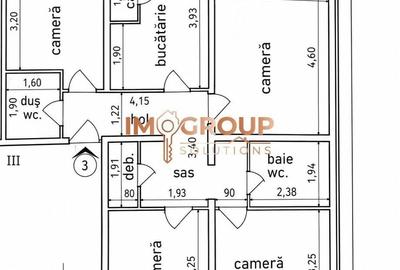 Apartament cu 4 camere decomandat în Dacia - 1