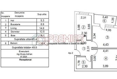 Apartament cu 2 camere decomandat în Ferentari