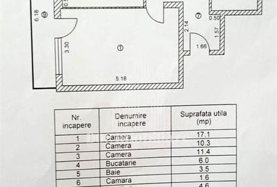 Apartament cu 3 camere decomandat în Drumul Taberei