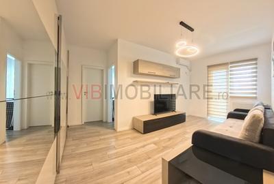 Apartament cu 2 camere semidecomandat, mobilat în Metalurgiei