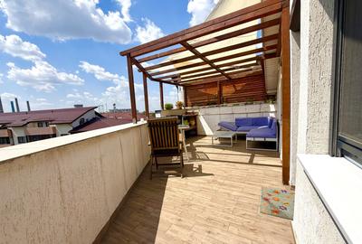 Apartament cu 3 camere decomandat, mobilat în Titan