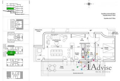 Apartament cu 2 camere în Centrul Istoric