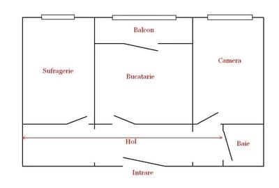 Apartament cu 2 camere decomandat în Roman - 3