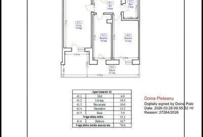 Apartament cu 2 camere decomandat în Lacul Morii - 16