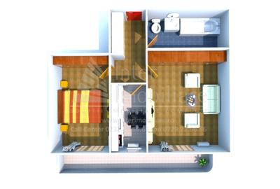 Apartament cu 2 camere decomandat în Galata - 1