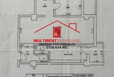 Apartament cu 2 camere decomandat în Babadag - 8