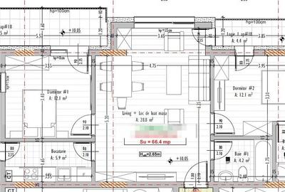 Apartament cu 3 camere semidecomandat în Florești