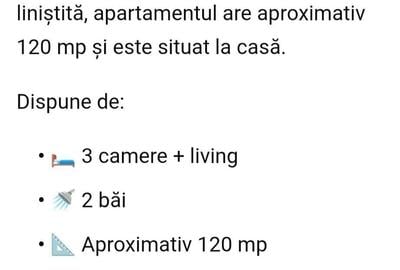 Apartament cu 3 camere decomandat în Ștrand