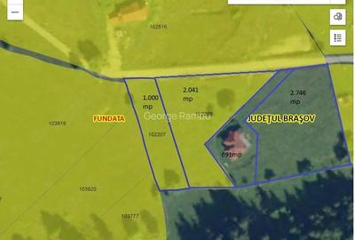 Teren de 3041 mp, în Fundata - 1