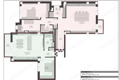Apartament cu 2 camere semidecomandat în Central - 2