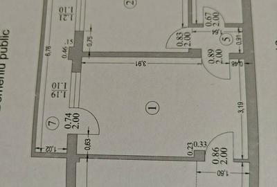 Apartament cu 2 camere semidecomandat în Orizont