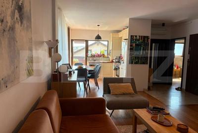 Apartament cu 3 camere semidecomandat, mobilat în Bună Ziua