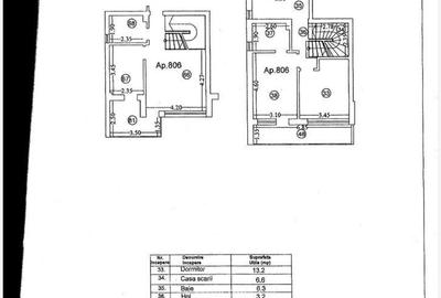 Apartament cu 3 camere în Nord