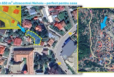 Teren Construcții intravilan de 650 mp, în Central