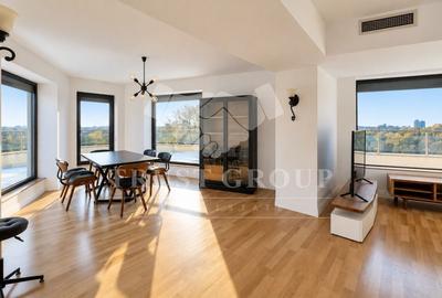 Apartament cu 5 camere decomandat, mobilat în Herăstrău