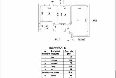 Apartament cu 2 camere decomandat în Bârnova - 1