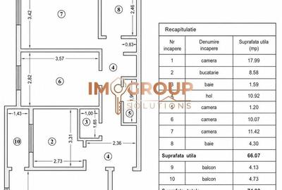 Apartament cu 3 camere decomandat în Nicolina - 1