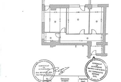 Apartament cu 2 camere decomandat în Central
