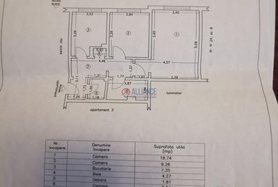 Apartament cu 2 camere decomandat în Inel II - 7